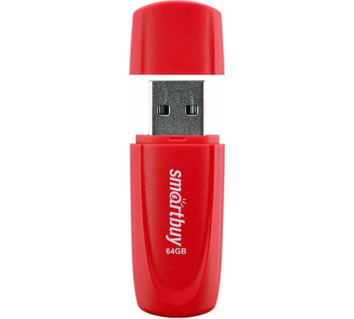 SMARTBUY (SB064GB2SCR) UFD 2.0 064GB Scout Red красный