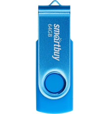 SMARTBUY (SB064GB2TWB) UFD 2.0 064GB Twist Blue синий