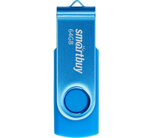 SMARTBUY (SB064GB2TWB) UFD 2.0 064GB Twist Blue синий