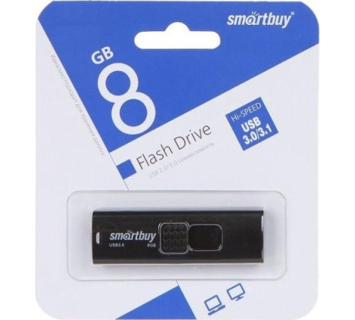 SMARTBUY (SB008GB3FSK) UFD 3.0/3.1 008GB Fashion Black черный