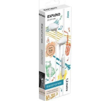 EXPLOYD (EX-HP-1476) 3.5mm/белый/1.2М/Easy