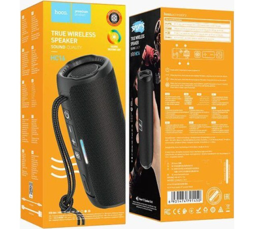 Акустика HOCO (6931474791450) HC16 Vocal sports BT черный