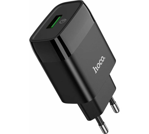 HOCO (6931474732507) СЗУ HOCO C72Q Glorious single port charger черный