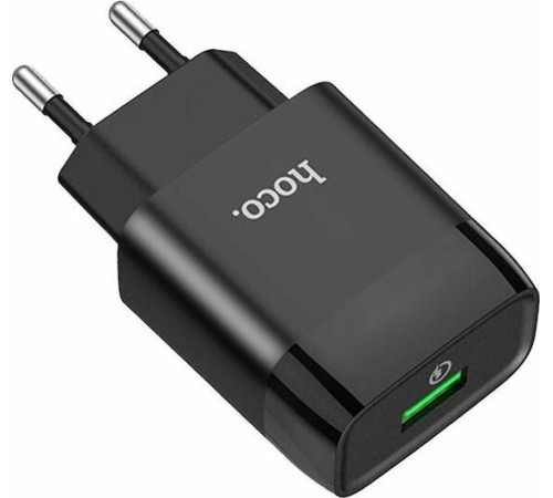 HOCO (6931474732507) СЗУ HOCO C72Q Glorious single port charger черный