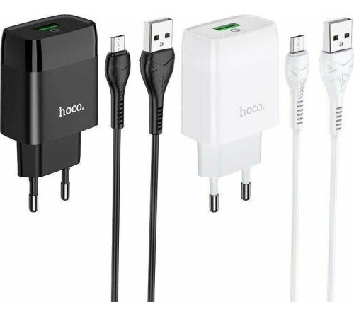 HOCO (6931474732507) СЗУ HOCO C72Q Glorious single port charger черный