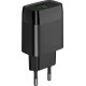 HOCO (6931474732507) СЗУ HOCO C72Q Glorious single port charger черный