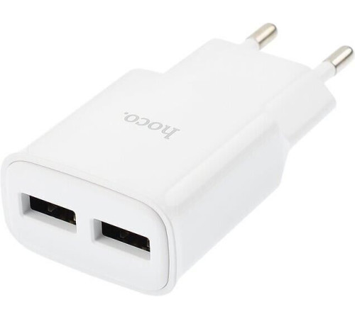 HOCO (6931474749499) СЗУ HOCO C88A Star round dual port белый