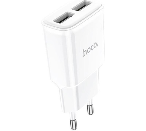 HOCO (6931474749499) СЗУ HOCO C88A Star round dual port белый