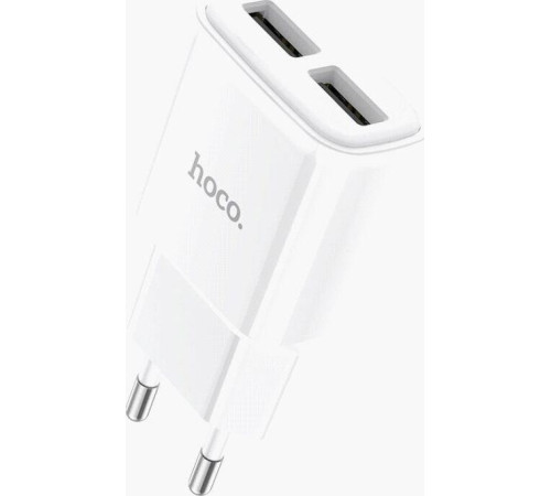 HOCO (6931474749499) СЗУ HOCO C88A Star round dual port белый