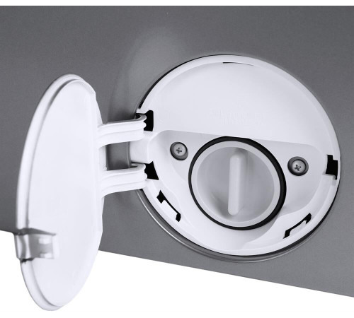 Стиральная машина Centek CT-1971 (серый) 1200 / 6кг / 42см / 10пр / LED-Дисп/Очистка барабана / A++