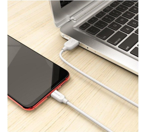 BOROFONE (6957531090014) BX14 USB (m)-microUSB (m) 2.0m - белый