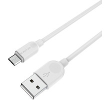 BOROFONE (6957531090014) BX14 USB (m)-microUSB (m) 2.0m - белый