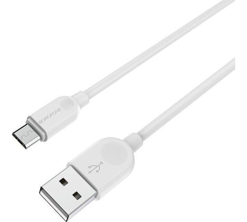 BOROFONE (6957531090014) BX14 USB (m)-microUSB (m) 2.0m - белый