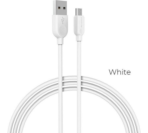 BOROFONE (6957531090014) BX14 USB (m)-microUSB (m) 2.0m - белый