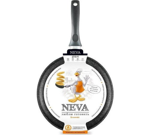 NEVA NG6224 блинная а/пр литая 24см Neva Granite