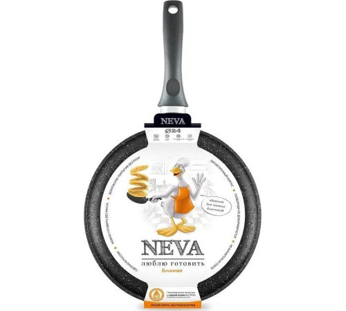 NEVA NG6224 блинная а/пр литая 24см Neva Granite