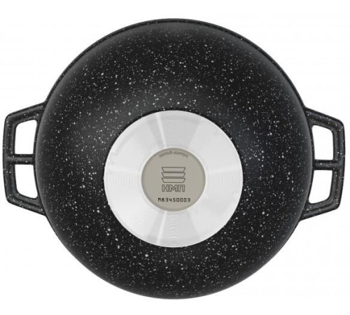 НЕВА МЕТАЛЛ ПОСУДА 186845сф а/пр литой 4,5л стекл/кр Черный гранит