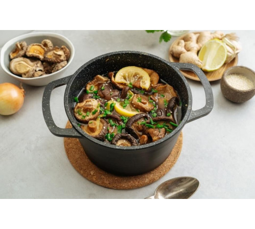 НЕВА МЕТАЛЛ ПОСУДА 186660 а/пр литая 6,0л стекл/кр Черный гранит