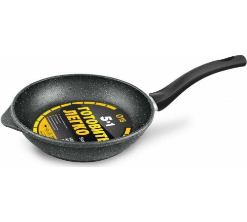 НЕВА МЕТАЛЛ ПОСУДА GL2118Y а/пр литая 18см Готовить легко stone