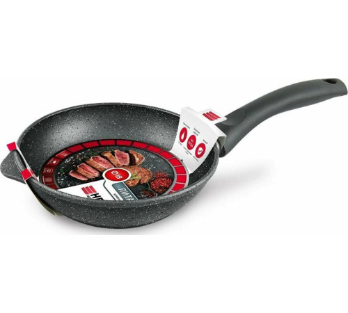 НЕВА МЕТАЛЛ ПОСУДА 18118у а/пр литая 18см Черный гранит