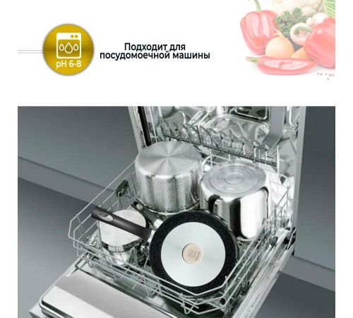 НЕВА МЕТАЛЛ ПОСУДА GL2122 а/пр литая 22см Готовить легко stone