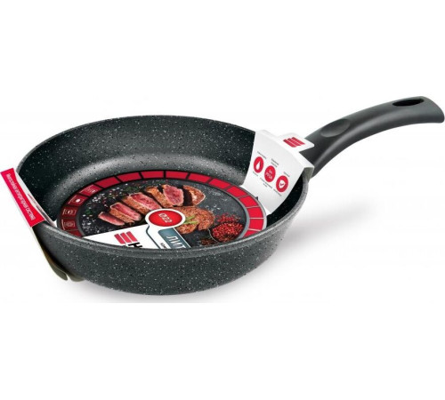 НЕВА МЕТАЛЛ ПОСУДА 18122 а/пр литая 22см Черный гранит