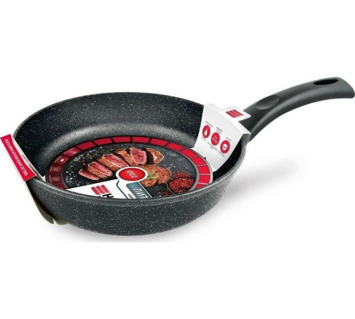 НЕВА МЕТАЛЛ ПОСУДА 18122 а/пр литая 22см Черный гранит