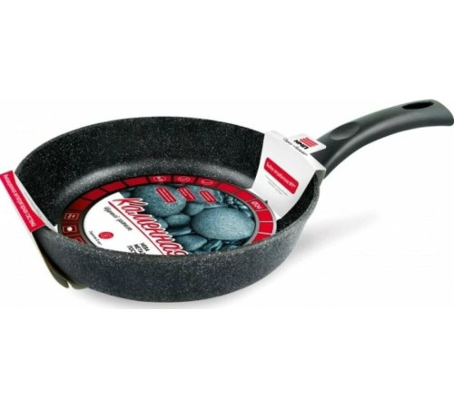 НЕВА МЕТАЛЛ ПОСУДА 18124 а/пр литая 24см Черный гранит