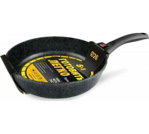 НЕВА МЕТАЛЛ ПОСУДА GL2126 а/пр литая 26см Готовить легко stone