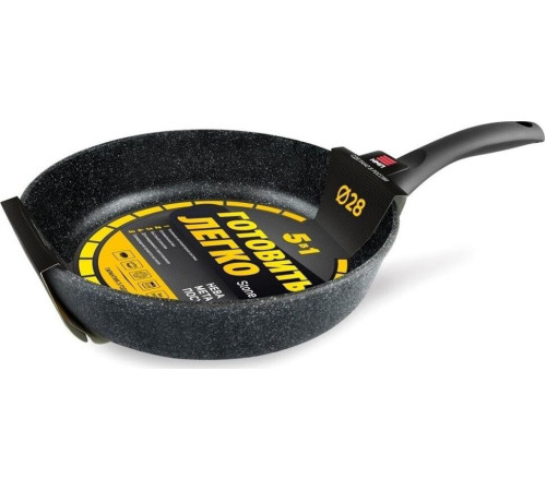 НЕВА МЕТАЛЛ ПОСУДА GL2128 а/пр литая 28см Готовить легко stone