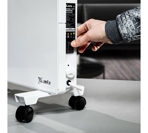 MTX КМ-1500.2, 230 В, 1500 Вт, X-образный нагреватель, колеса, термостат 98125