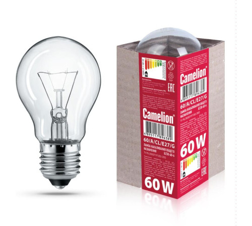 CAMELION (15042) 60/A/CL/E27/G