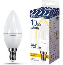 ERGOLUX (14547) LED-C35-10W-E14-3K