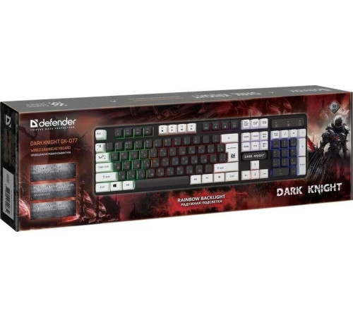 DEFENDER (45077) Dark Knight GK-077 RU,черн-бел