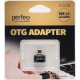 PERFEO (PF_B4995) adapter USB на micro USB c OTG (PF-VI-O010 Black) чёрный