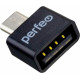 PERFEO (PF_B4995) adapter USB на micro USB c OTG (PF-VI-O010 Black) чёрный