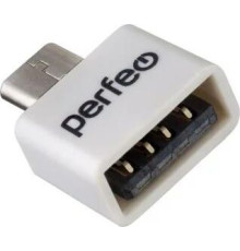 PERFEO (PF_B4997) PF-VI-O010 White adapter USB на micro USB c OTG