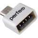 PERFEO (PF_B4997) PF-VI-O010 White adapter USB на micro USB c OTG
