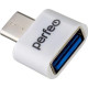PERFEO (PF_B4997) PF-VI-O010 White adapter USB на micro USB c OTG