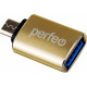 PERFEO (PF_C3001) USB на micro USB c OTG, 3.0 (PF-VI-O012 Gold) золотой