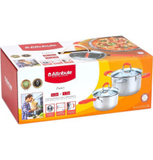 ATTRIBUTE ASF001 Набор кухонной посуды FANCY 4пр