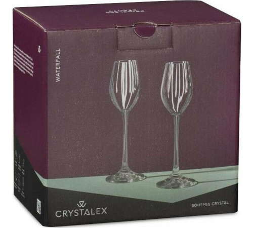 CRYSTALEX CR60101W Набор рюмок WATERFALL 6шт 60мл