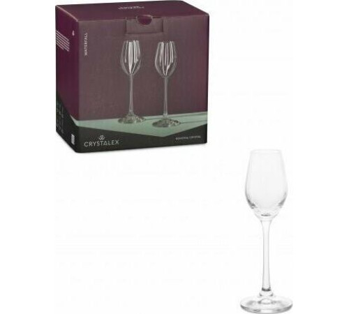 CRYSTALEX CR60101W Набор рюмок WATERFALL 6шт 60мл