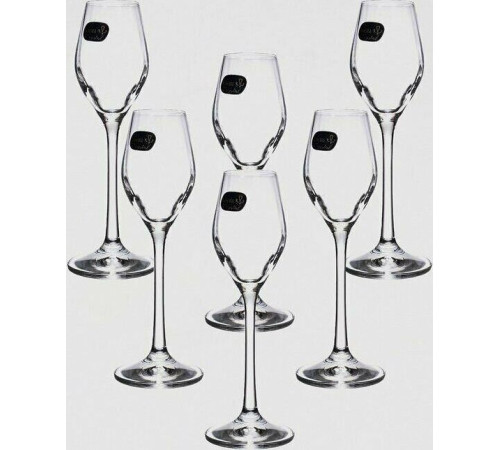 CRYSTALEX CR60101W Набор рюмок WATERFALL 6шт 60мл