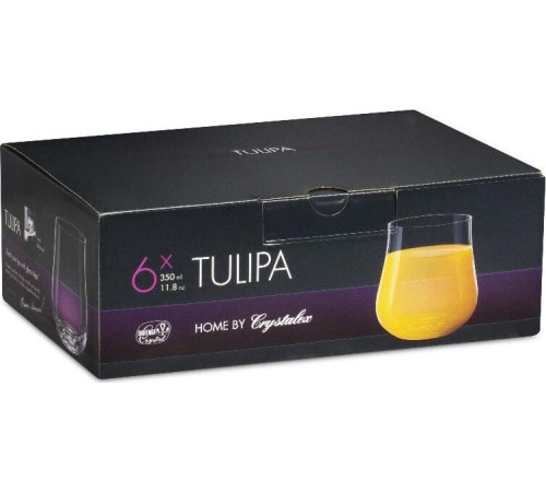 CRYSTALEX CR350201T Набор стаканов TULIPA 6шт 350мл
