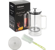 ATTRIBUTE ATF300 Френч-пресс DOUBLE WALL 1000мл+аксессуары