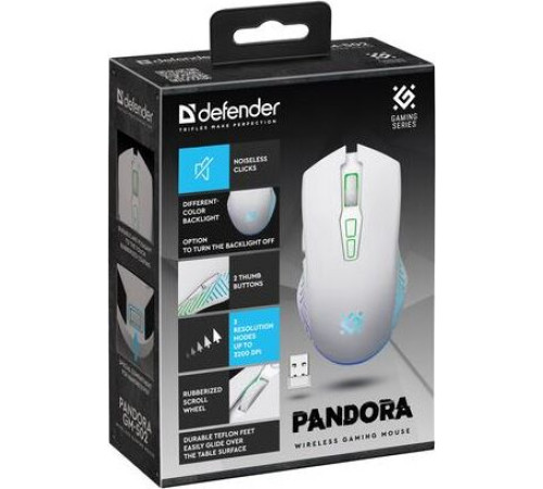 DEFENDER (52502) PANDORA GM-502 белый