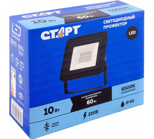 СТАРТ (19379) LED FL 10W65 N