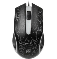 OKLICK Мышь Оклик 395M SHADOW черный оптическая (1500dpi) USB для ноутбука (3but)