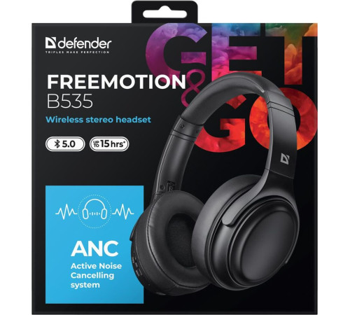 DEFENDER (63535) FreeMotion B535 черный, ANC, Bluetooth